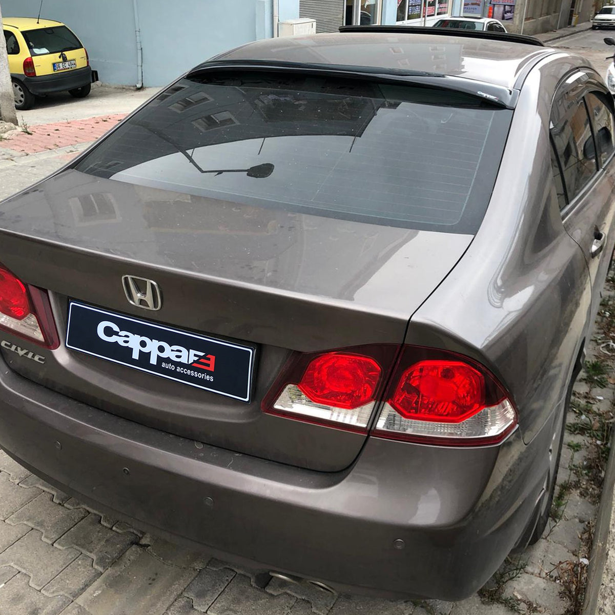 Honda Civic 8 2005-2011 ile Uyumlu Arka Cam Spoyler İnce