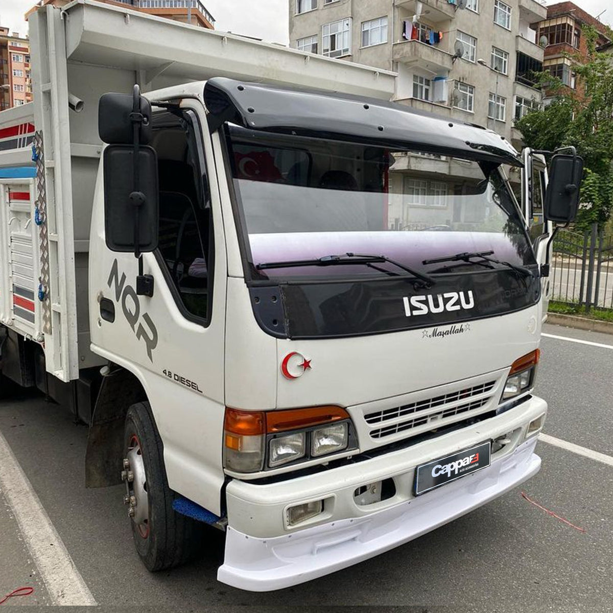 Isuzu NQR Wide 2002-2005 ön cam güneşliği – 6