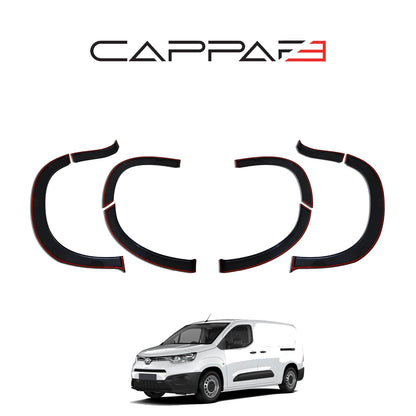 Toyota Proace City 2019-2026 ile Uyumlu Çamurluk Dodik 8 Adet