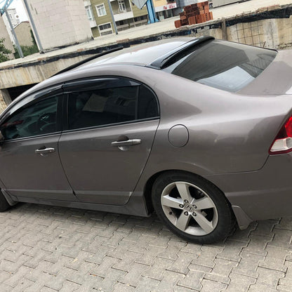 Honda Civic 8 2005-2011 ile Uyumlu Arka Cam Spoyler İnce