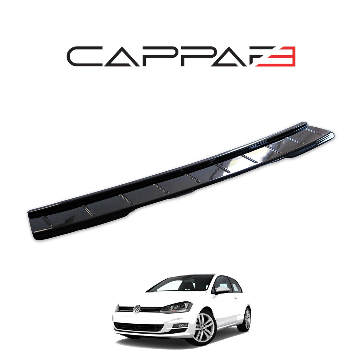 Volkswagen Golf 7 2013-2020 ile Uyumlu Arka Tampon Eşiği