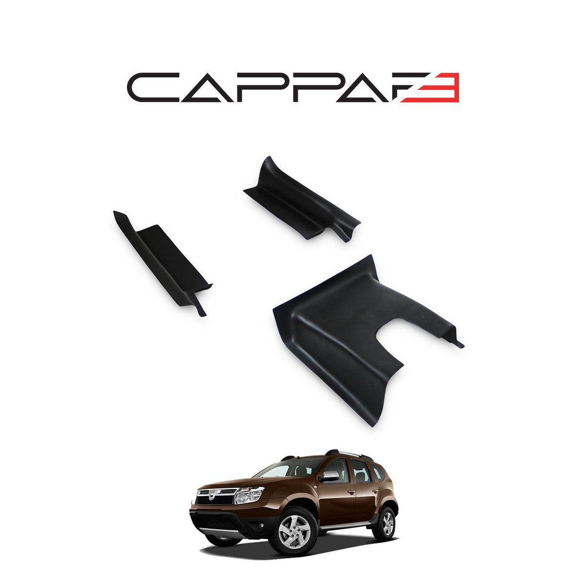 Dacia Duster 1 2010-2017 ile Uyumlu İç Trim 5 Adet