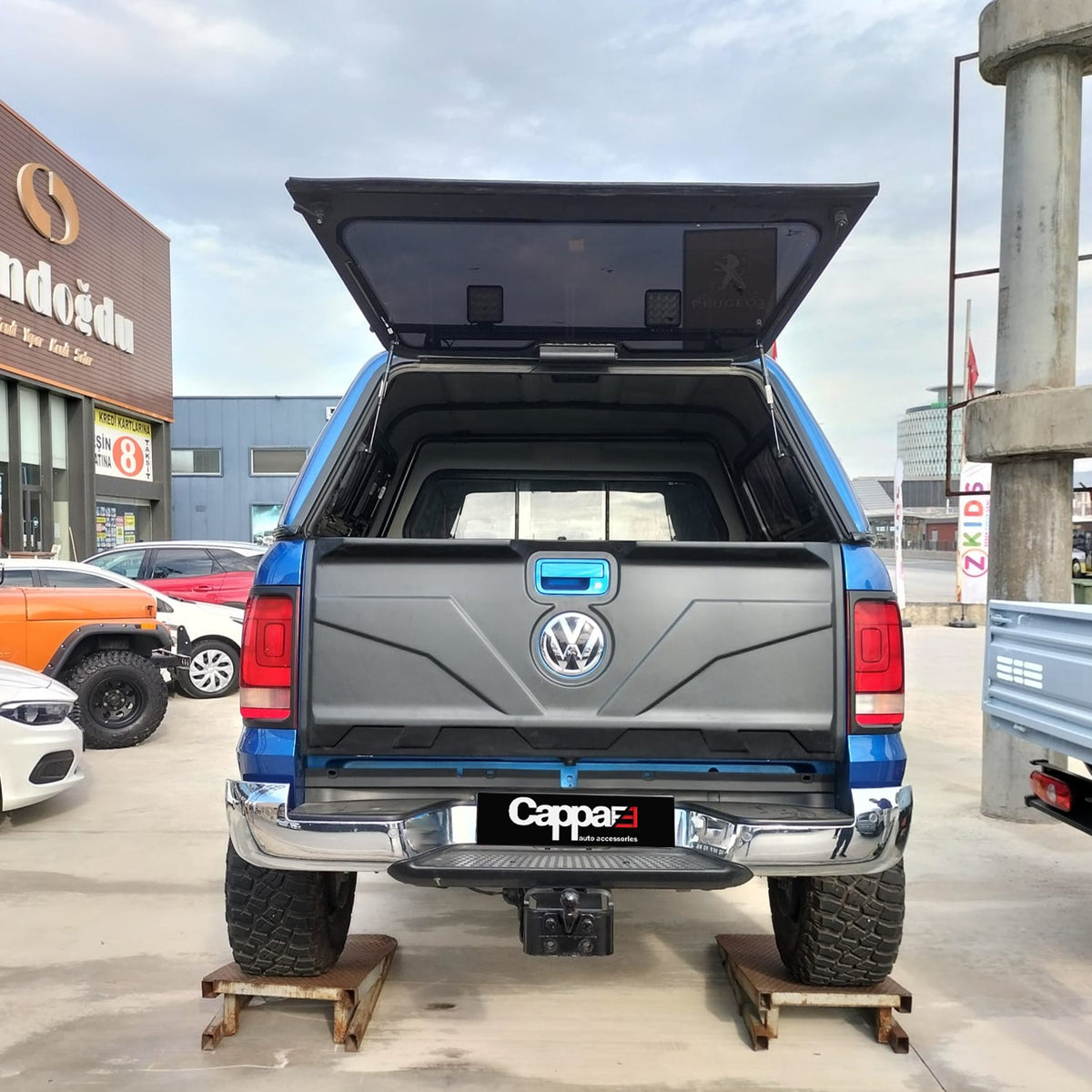 Volkswagen Amarok 1 2010-2020 ile Uyumlu Bagaj Kapağı Dodik
