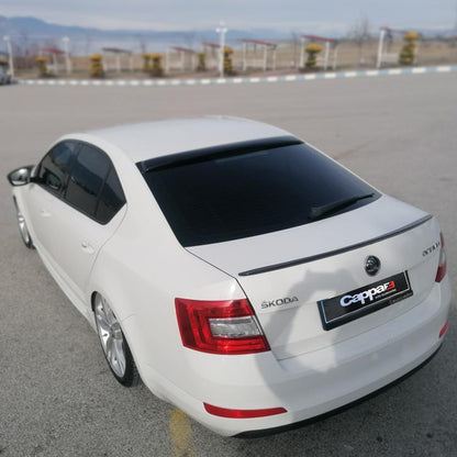 Skoda Octavia 3 2013-2020 ile Uyumlu Arka Cam Spoyler