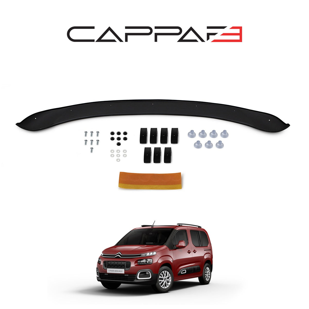 Citroen Berlingo 3 2018-2026 kaput rüzgarlığı 3 mm – 4