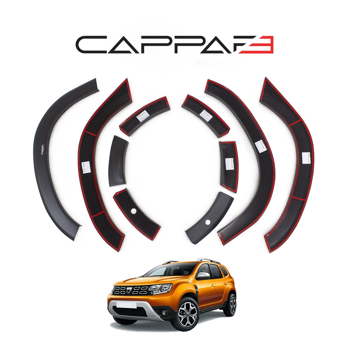 Dacia Duster 2 2018-2023 çamurluk dodik 8 parçalı set – 4