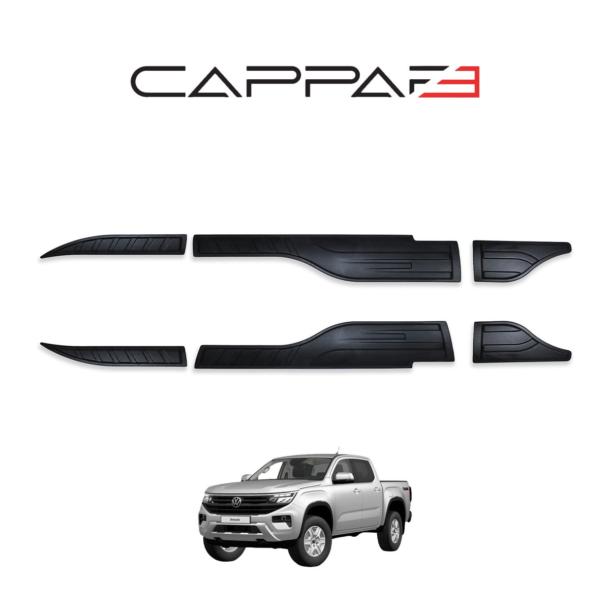 Volkswagen Amarok 2 2023-2026 yarasa kapı dodik 6 parça – 2