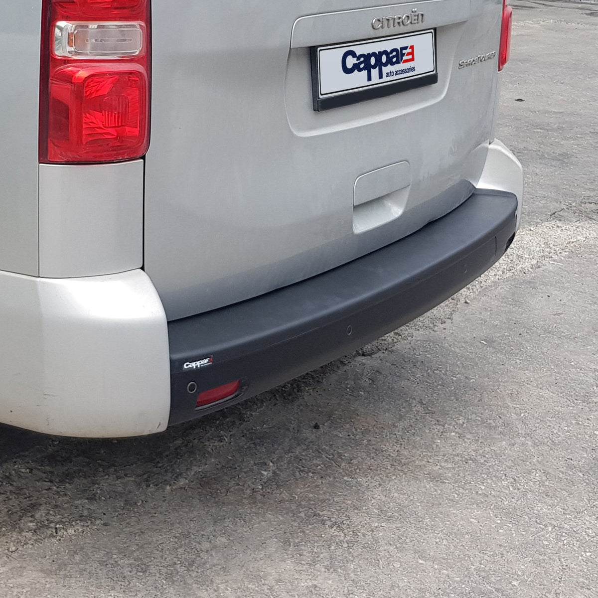 Citroen Jumpy 3 2016-2026 ile Uyumlu Arka Tampon Eşiği Mat