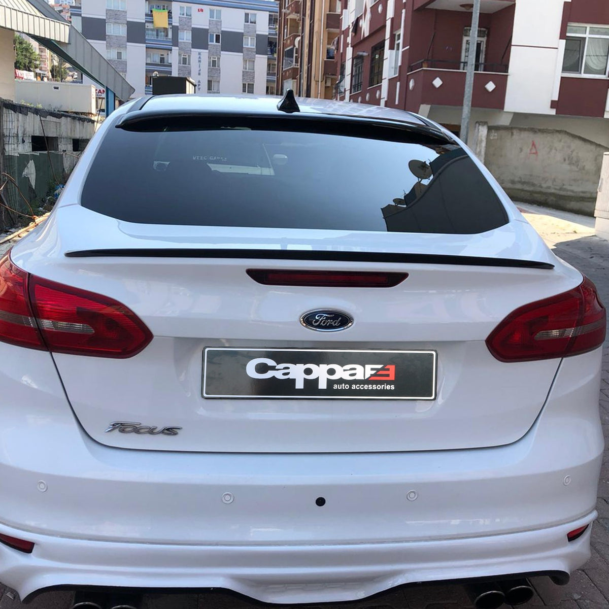 Ford Focus 3 2010-2018 ile Uyumlu Arka Cam Spoyler