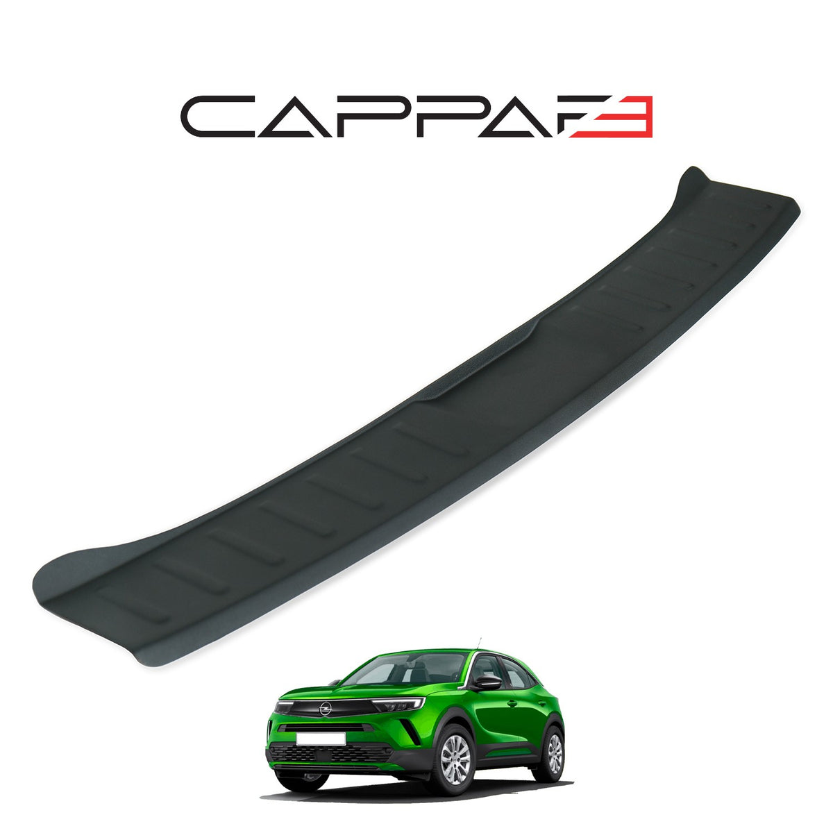 Opel Mokka B 2020-2026 mat arka tampon eşiği – 3