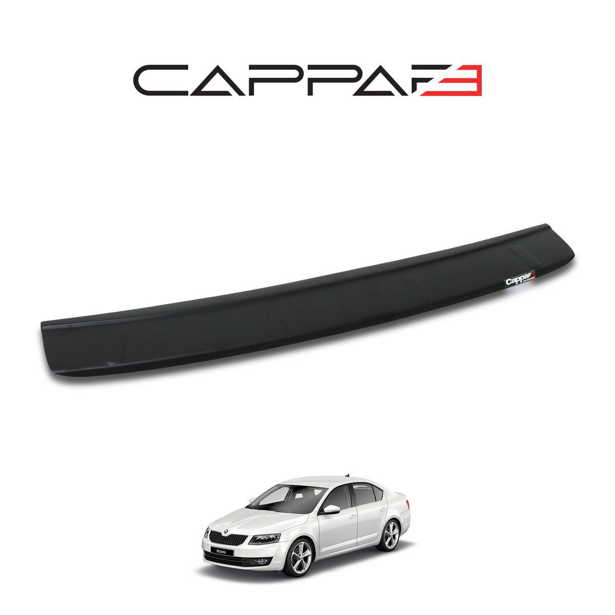 Skoda Octavia 3 2013-2020 ile Uyumlu Arka Tampon Eşiği