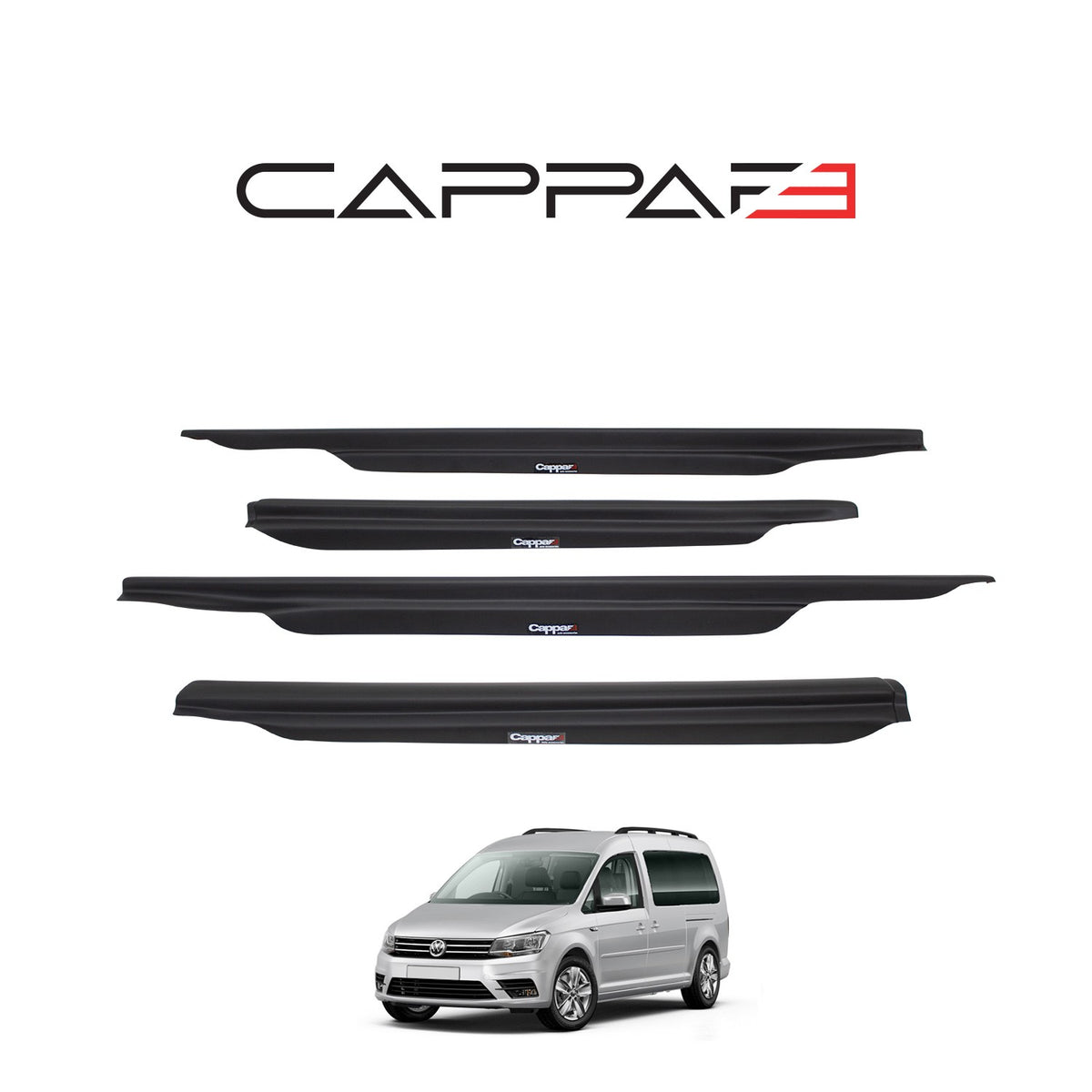 Volkswagen Caddy 4 2015-2020 ile Uyumlu Yan Kapı Çıtası 4 Adet