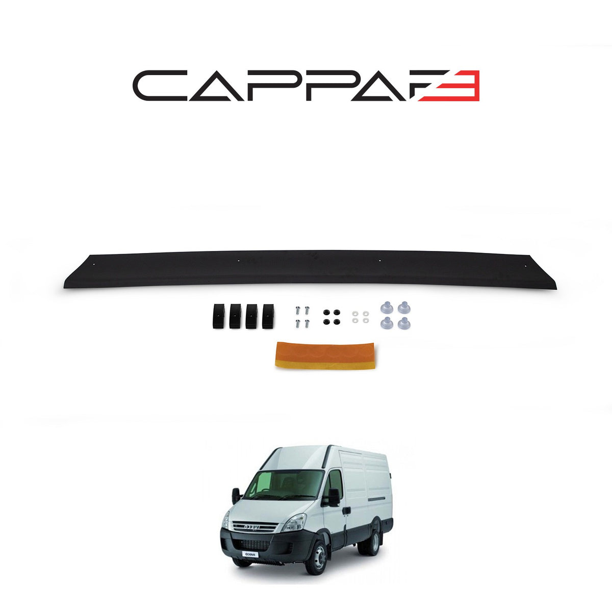 Iveco Daily 2 2011-2014 ile Uyumlu Kaput Rüzgarlığı 3mm