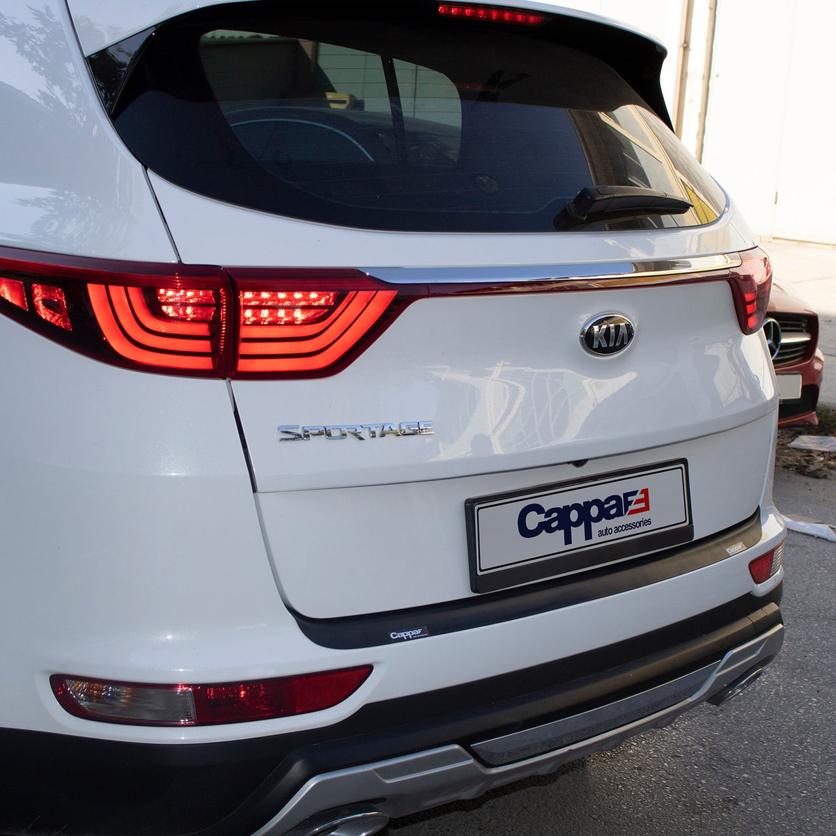 Kia Sportage 4 2016-2019 ile Uyumlu Arka Tampon Eşiği Mat