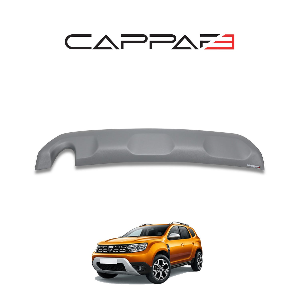 Dacia Duster 2 2018-2023 ile Uyumlu Arka Tampon Difüzör
