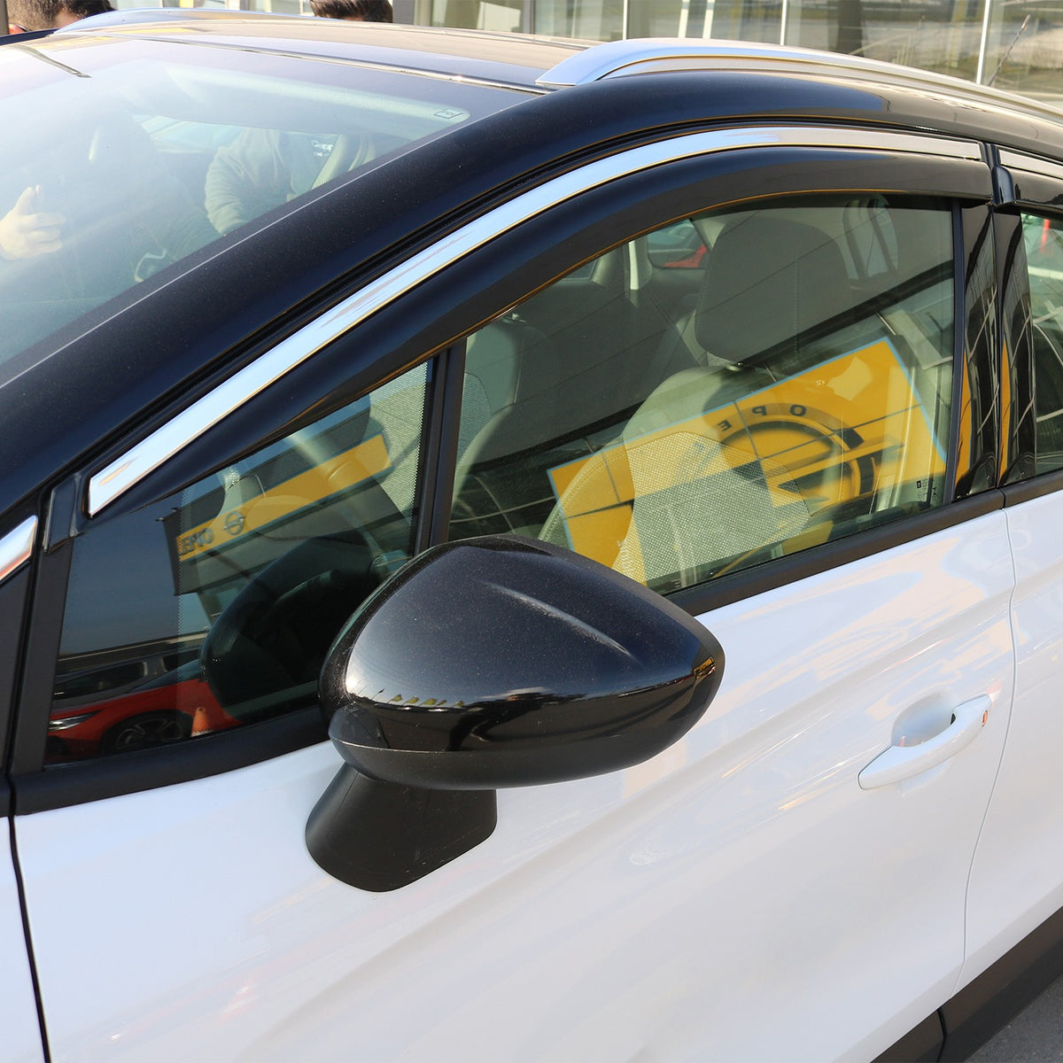 Opel Crossland 2020-2024 kromlu cam rüzgarlığı 4 parçalı set – 7