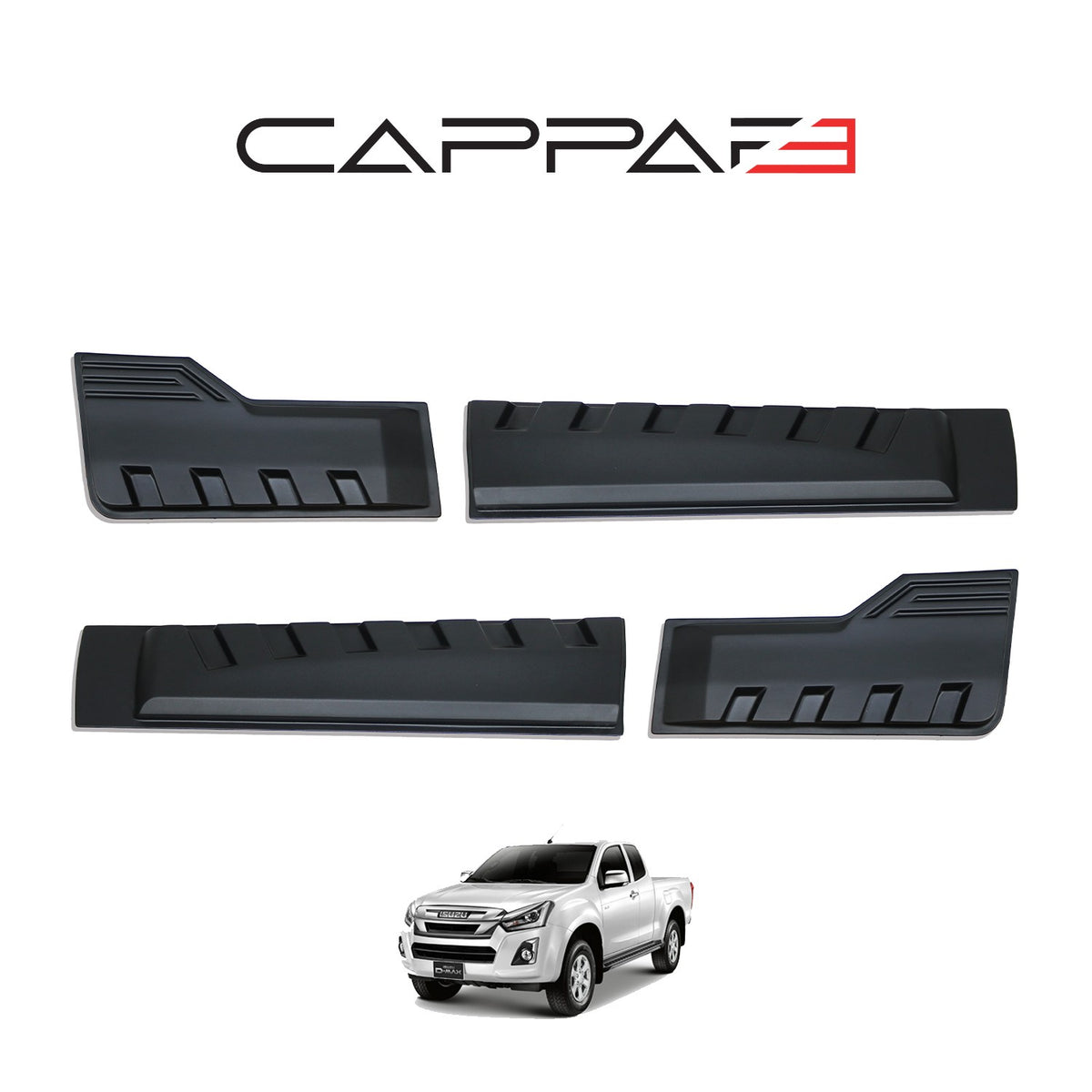 Isuzu D-Max 2 2012-2019 ile Uyumlu Kapı Dodik 4 Adet