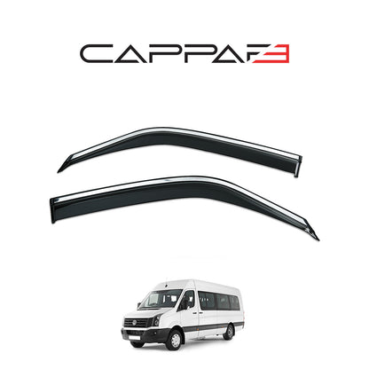 Mercedes Sprinter 2 2006-2013 ile Uyumlu Cam Rüzgarlığı Kromlu 2 Adet