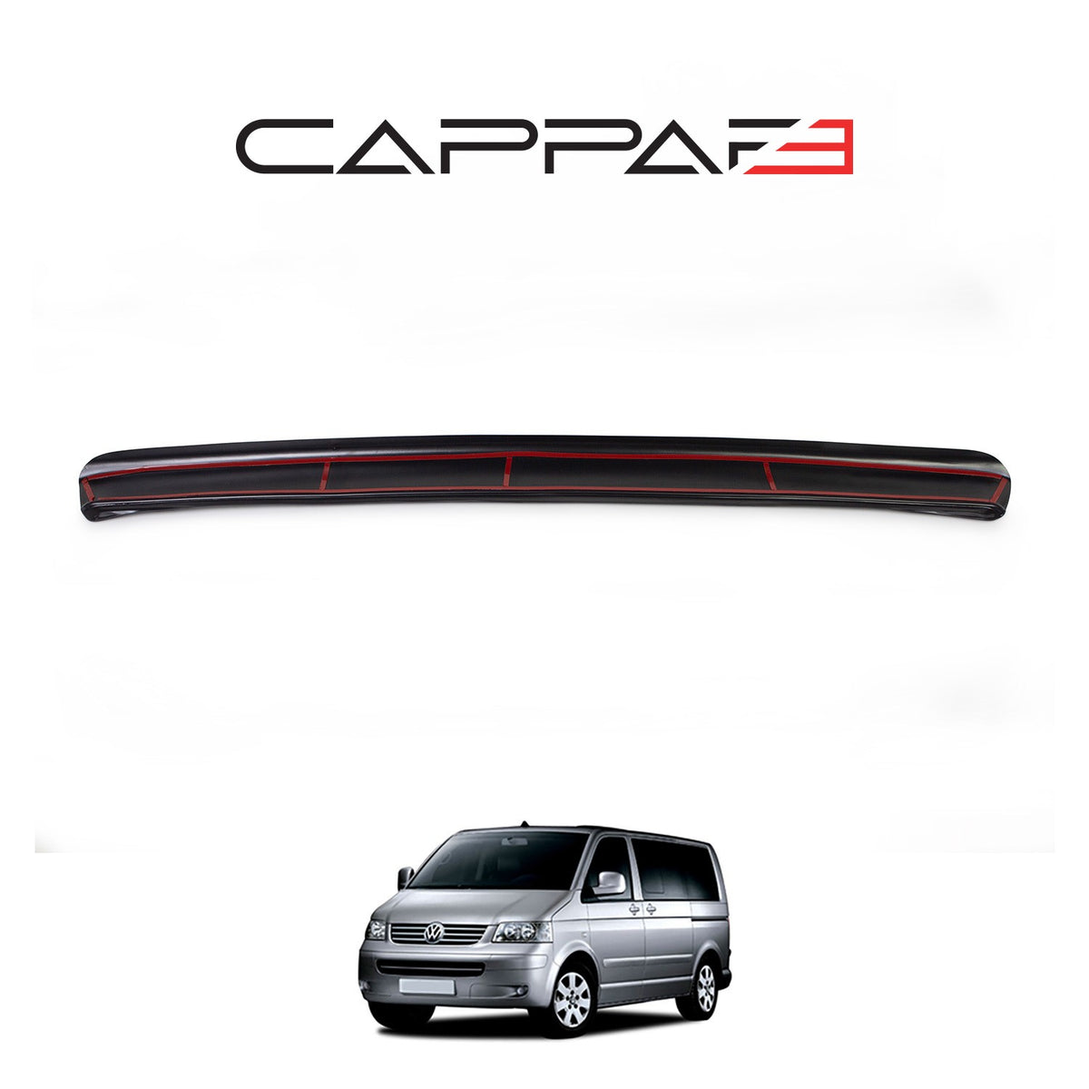 Volkswagen Transporter T5 2003-2009 ile Uyumlu Arka Tampon Eşiği Mat