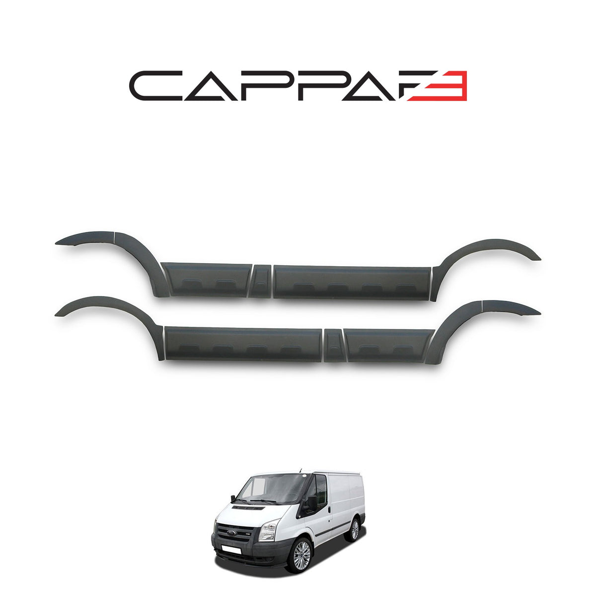 Ford Transit Mk7 2006-2014 ile Uyumlu Kapı ve Çamurluk Dodik Seti Kısa Şase 12 Adet