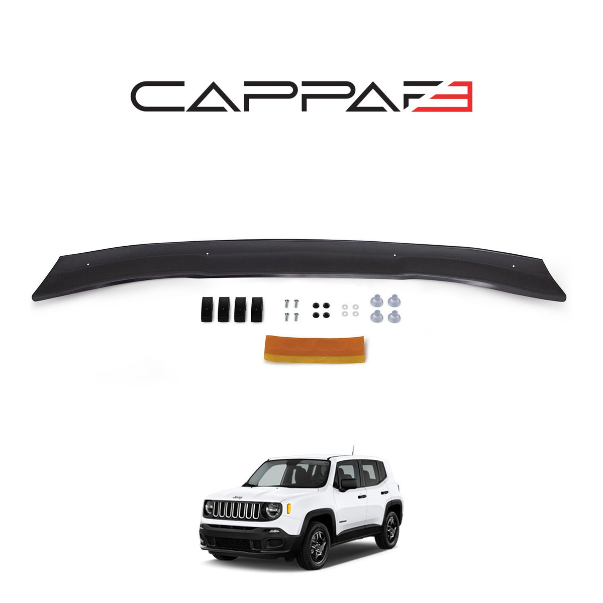 Jeep Renegade 2014-2025 ile Uyumlu Kaput Rüzgarlığı