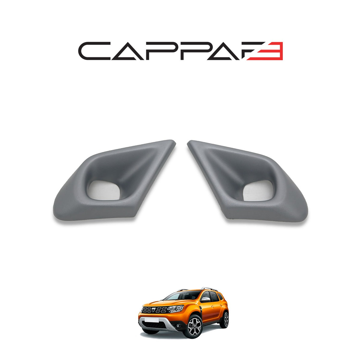 Dacia Duster 2 2018-2023 sis farı çerçevesi 2 parçalı set – 7