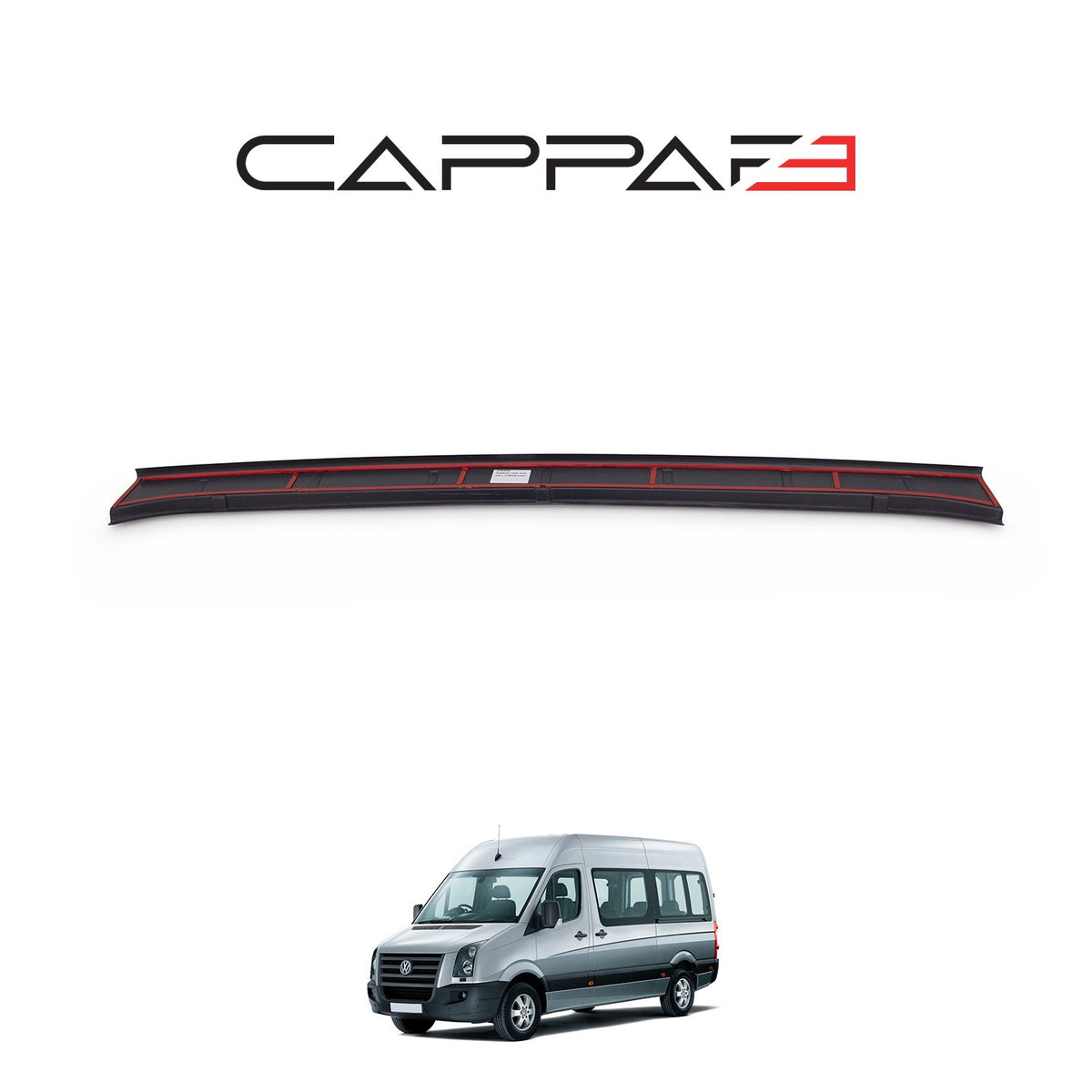 Volkswagen Crafter 1 2006-2011 ile Uyumlu Arka Tampon Eşiği Mat