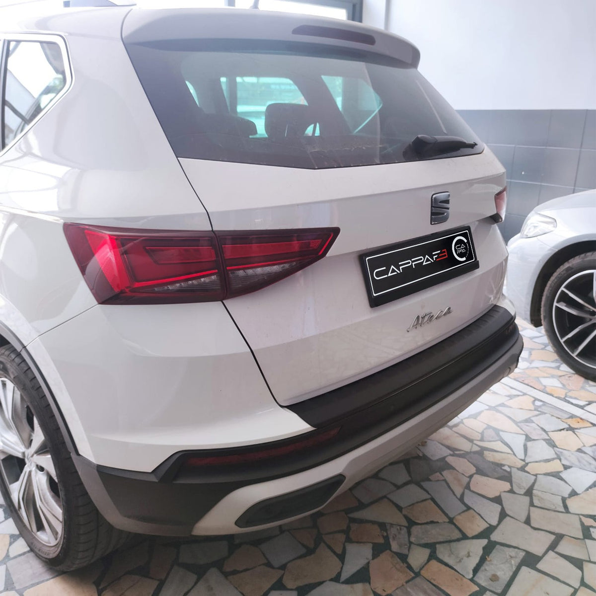 Seat Ateca 2016-2026 ile Uyumlu Arka Tampon Eşiği Mat