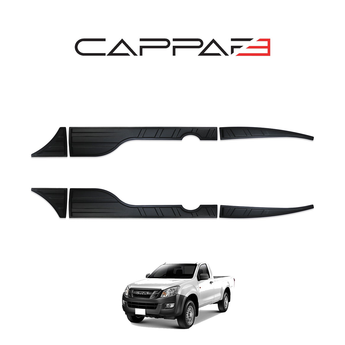 Isuzu D-Max 2 2012-2019 ile Uyumlu Kapı Dodik Yarasa 6 Adet