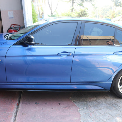 BMW 3 Seri (F30) 2011-2019 ile Uyumlu Marşpiyel Kaplama 2 Adet