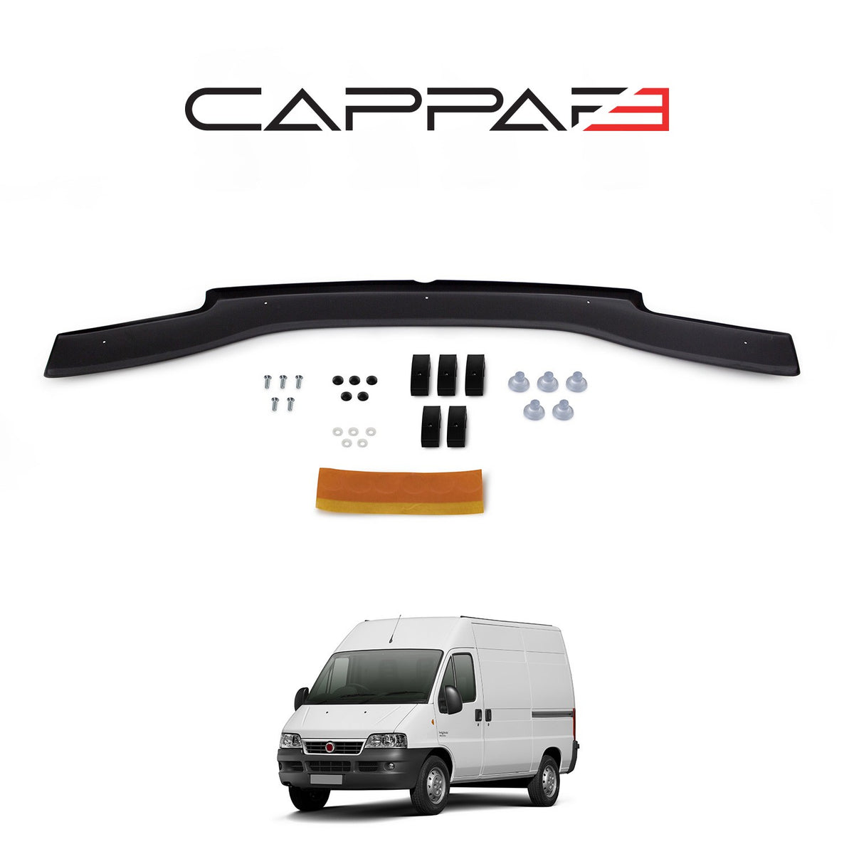 Fiat Ducato 2 2002-2006 ile Uyumlu Kaput Rüzgarlığı 3mm