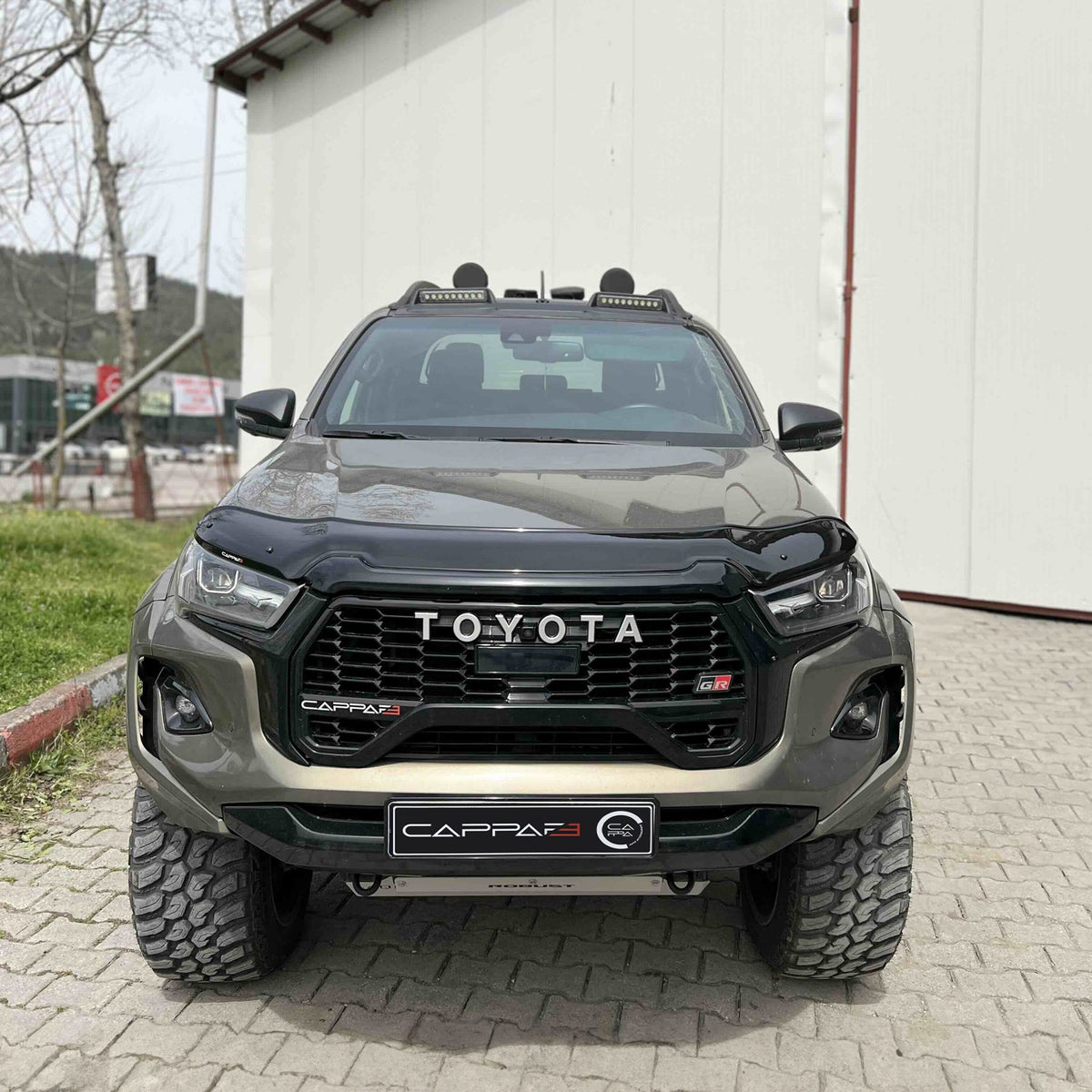 Toyota Hilux 8 2020-2023 ile Uyumlu Kaput Rüzgarlığı 3mm