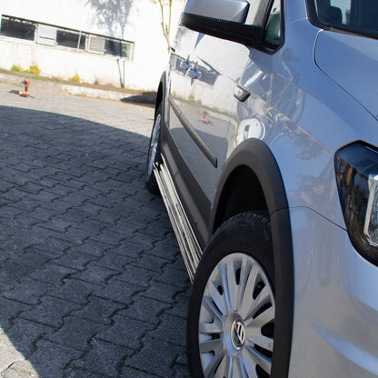 Volkswagen Caddy 4 2015-2020 ile Uyumlu Marşpiyel Kaplama 2 Parça