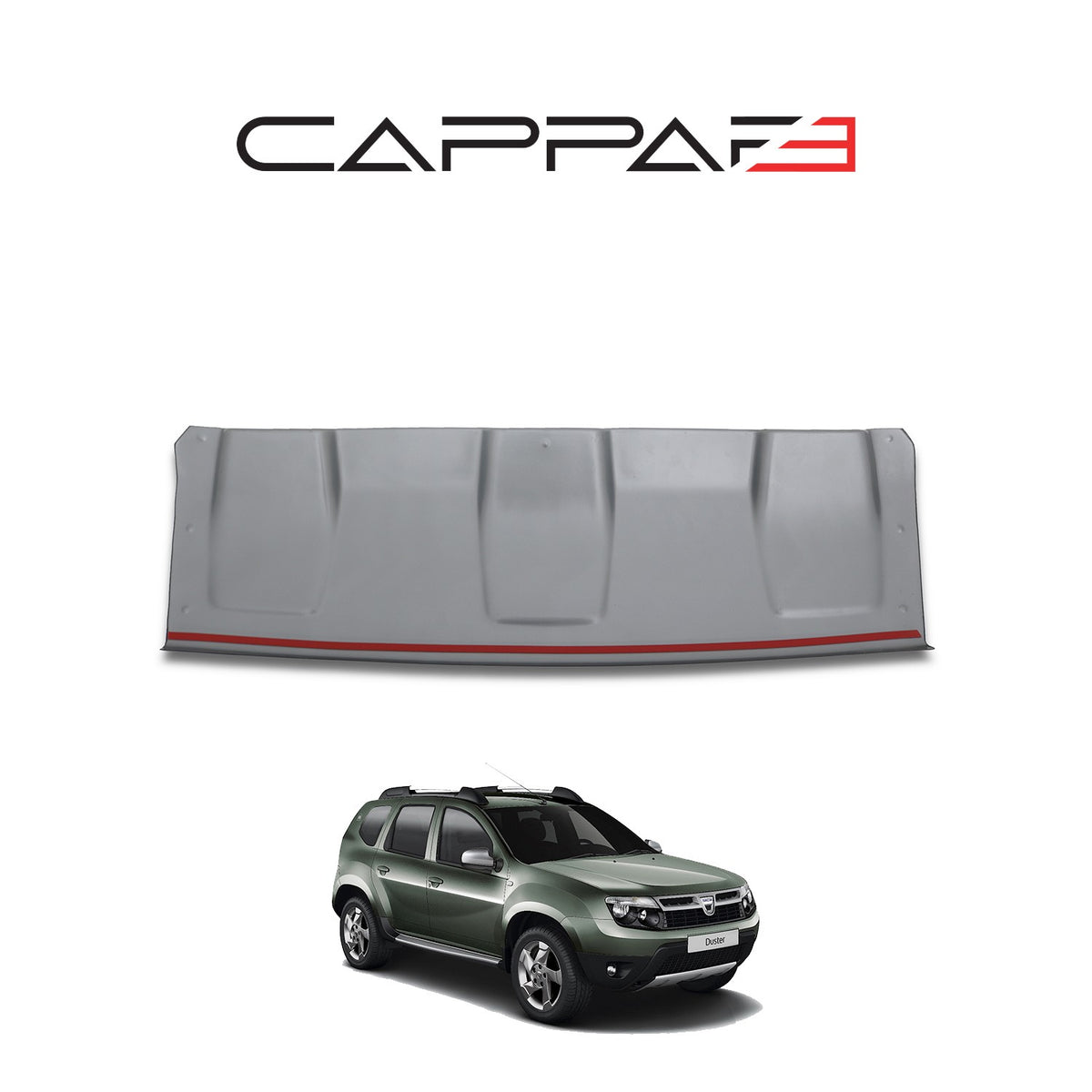 Dacia Duster 1 2010-2017 ile Uyumlu Ön Tampon Difüzör