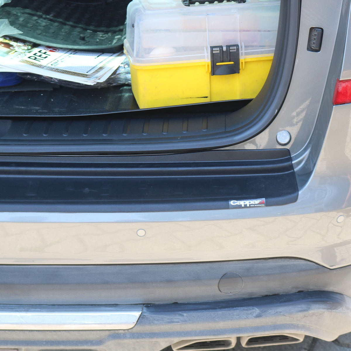 Hyundai Tucson 3 2018-2020 ile Uyumlu Arka Tampon Eşiği Mat