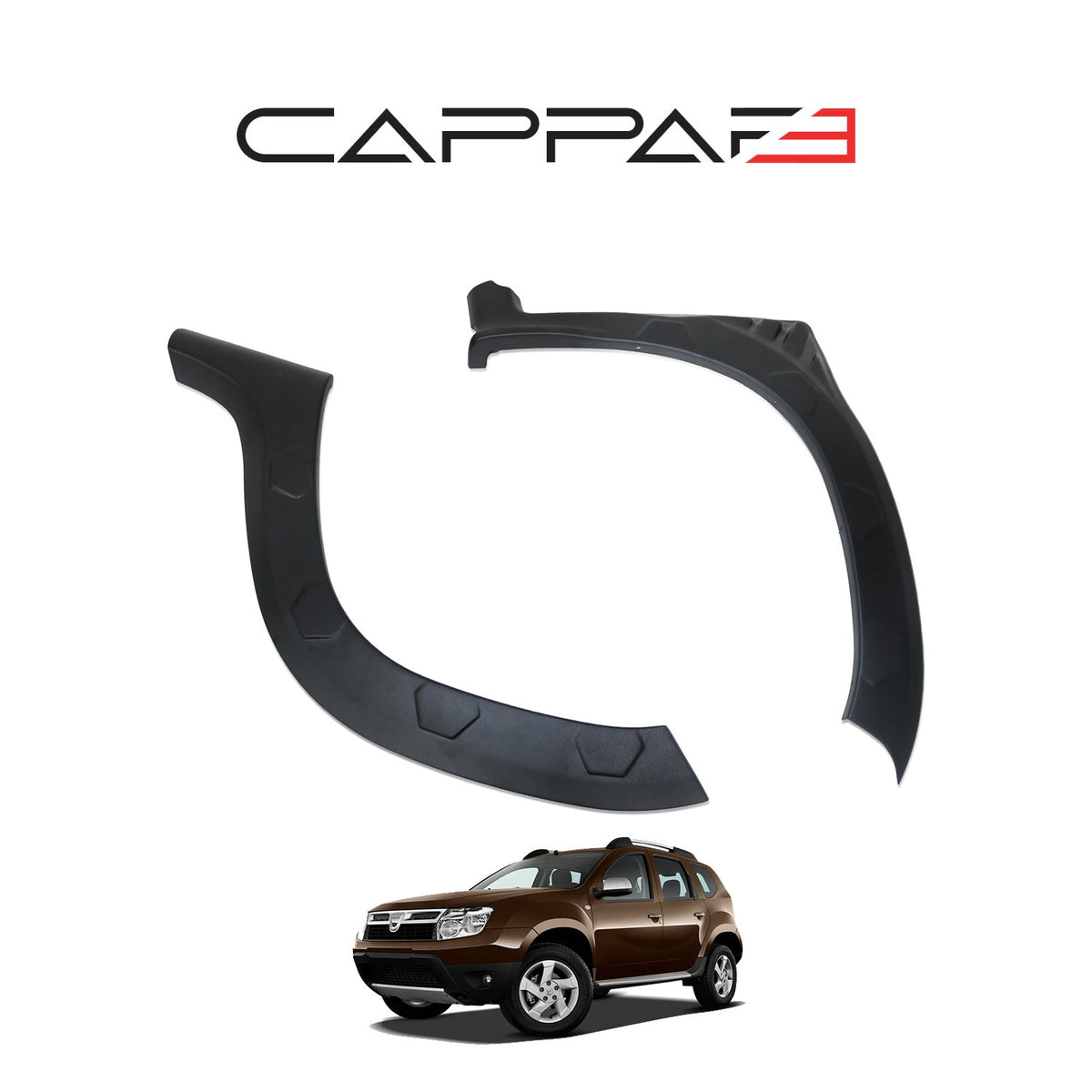 Dacia Duster 1 2010-2017 ile Uyumlu Kapı ve Çamurluk Dodik Seti Hornet 12 Adet