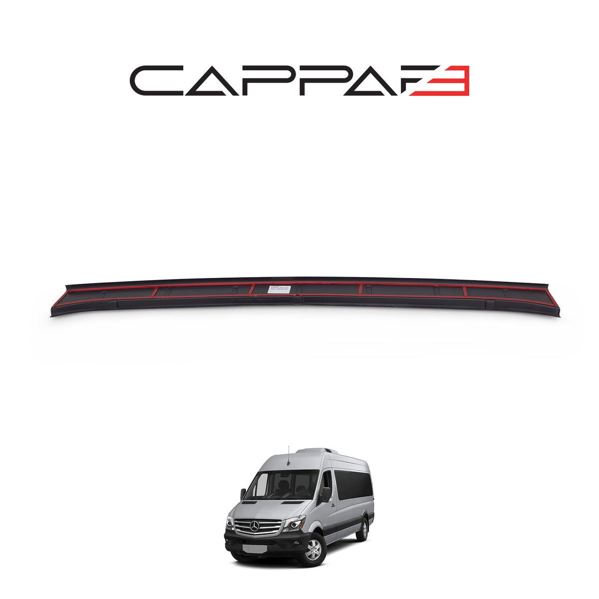 Mercedes Sprinter 2 2013-2018 ile Uyumlu Arka Tampon Eşiği Mat