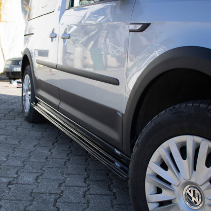 Volkswagen Caddy 4 2015-2020 ile Uyumlu Marşpiyel Kaplama 2 Parça