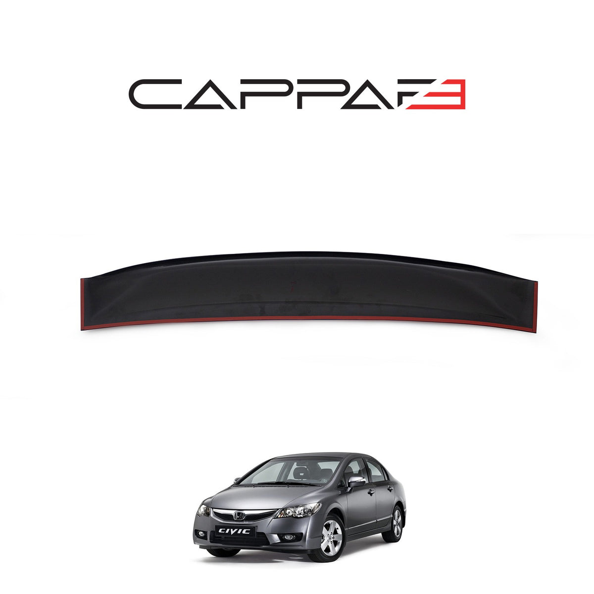 Honda Civic 8 2005-2011 ile Uyumlu Arka Cam Spoyler