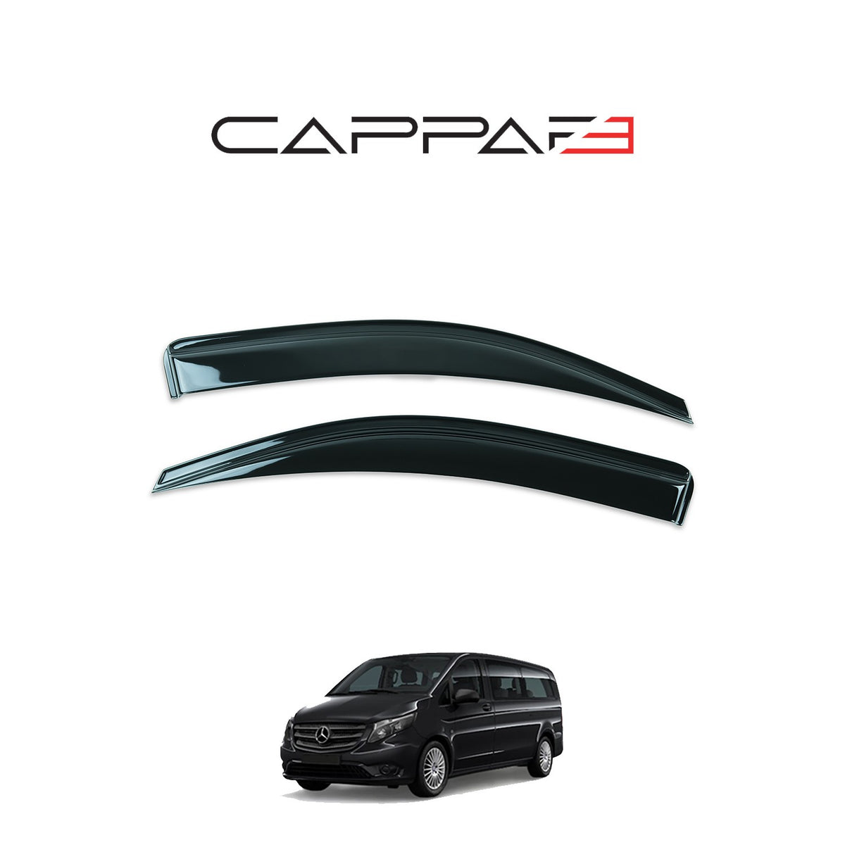Mercedes Vito 3 2015-2026 cam rüzgarlığı 2 parça – 2