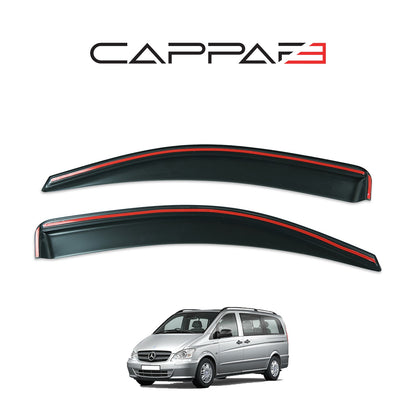 Mercedes Vito 2 2010-2014 ile Uyumlu Cam Rüzgarlığı 2 Adet