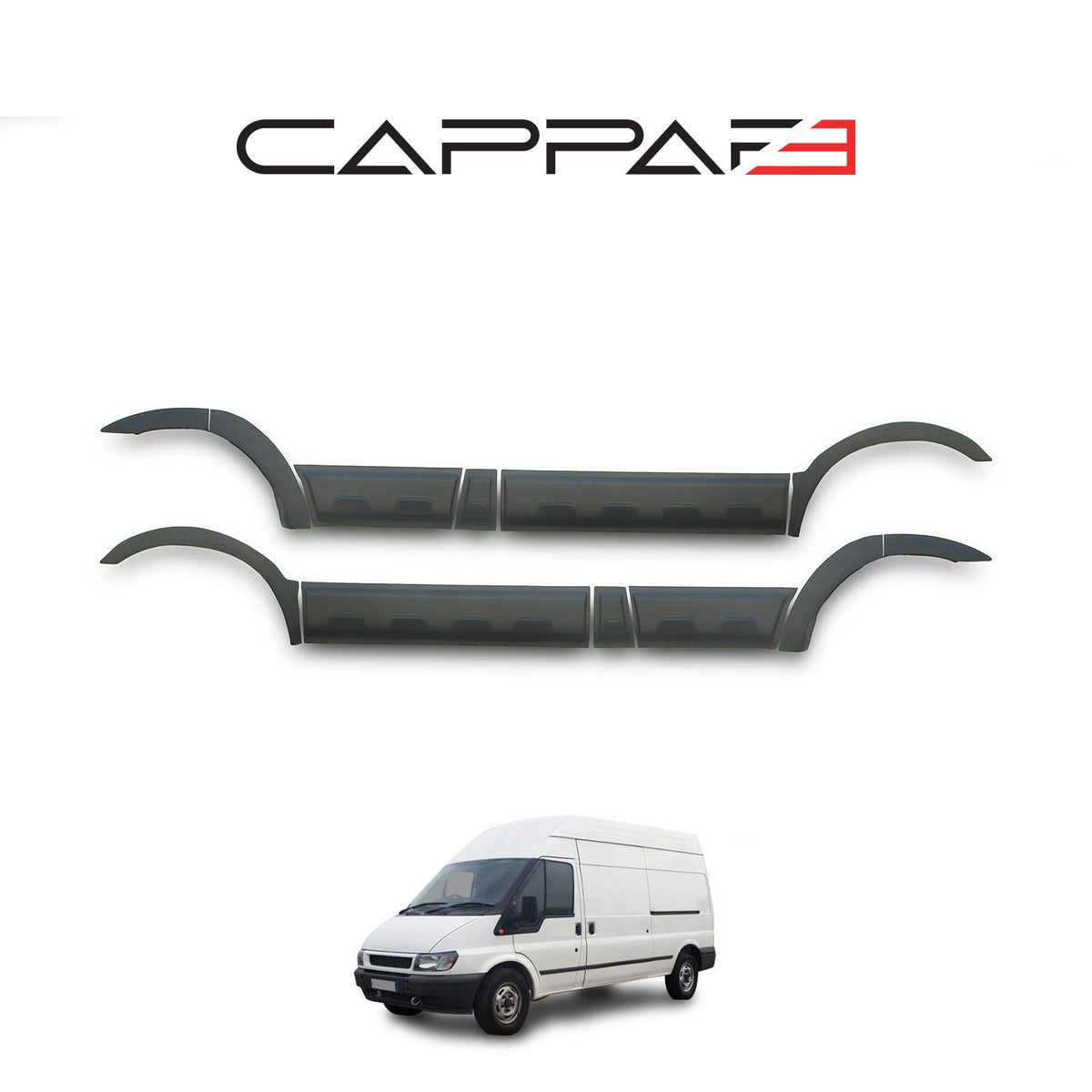 Ford Transit Mk6 2000-2006 ile Uyumlu Kapı ve Çamurluk Dodik Seti Kısa Şase 12 Adet