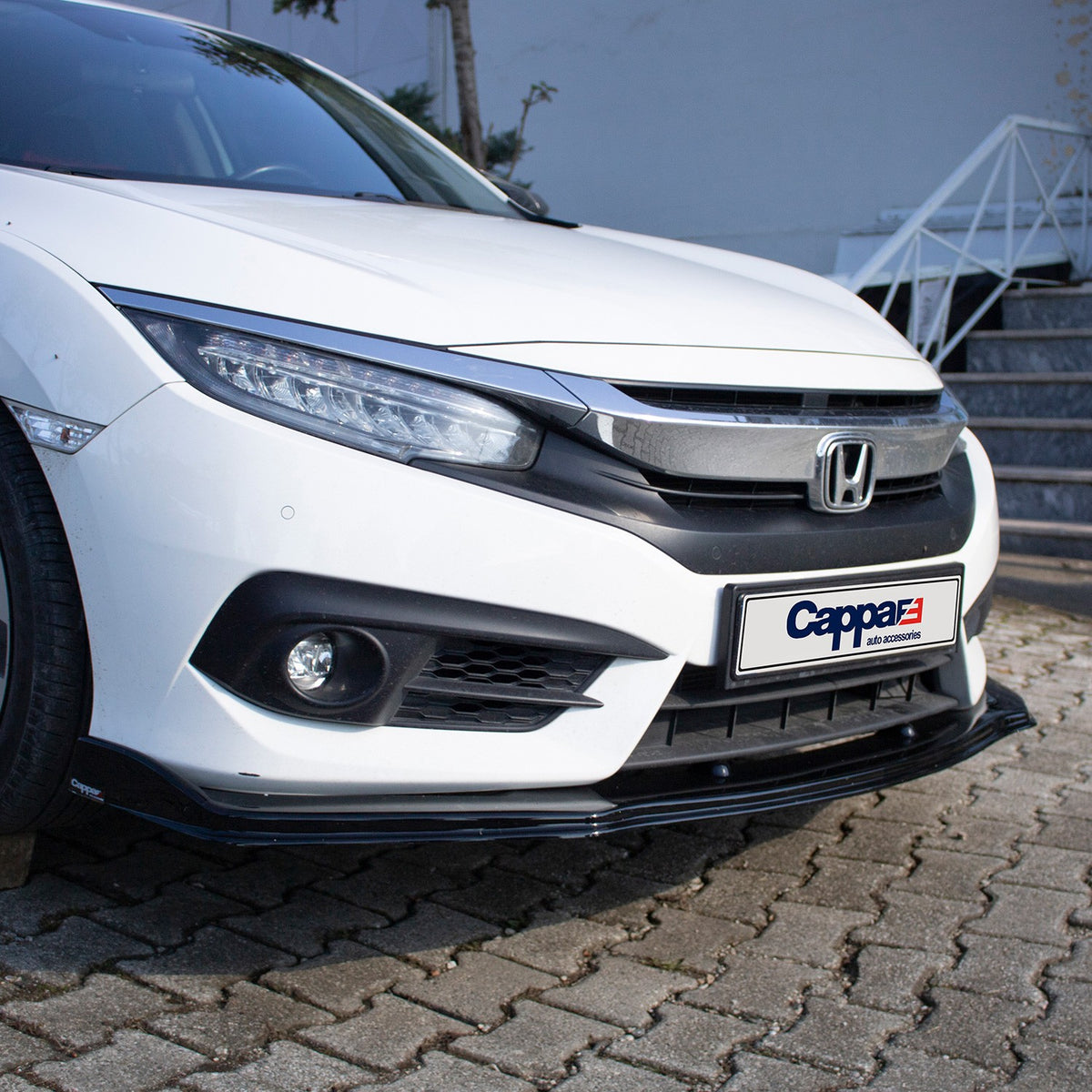 Honda Civic 10 2016-2021 ile Uyumlu Ön Tampon Lip
