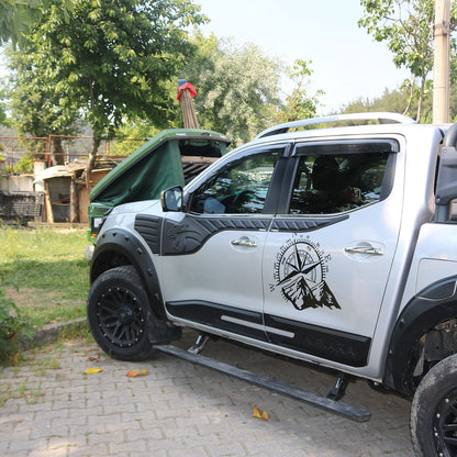 Nissan Navara 3 2016-2021 ile Uyumlu Kapı Dodik Yarasa 6 Adet