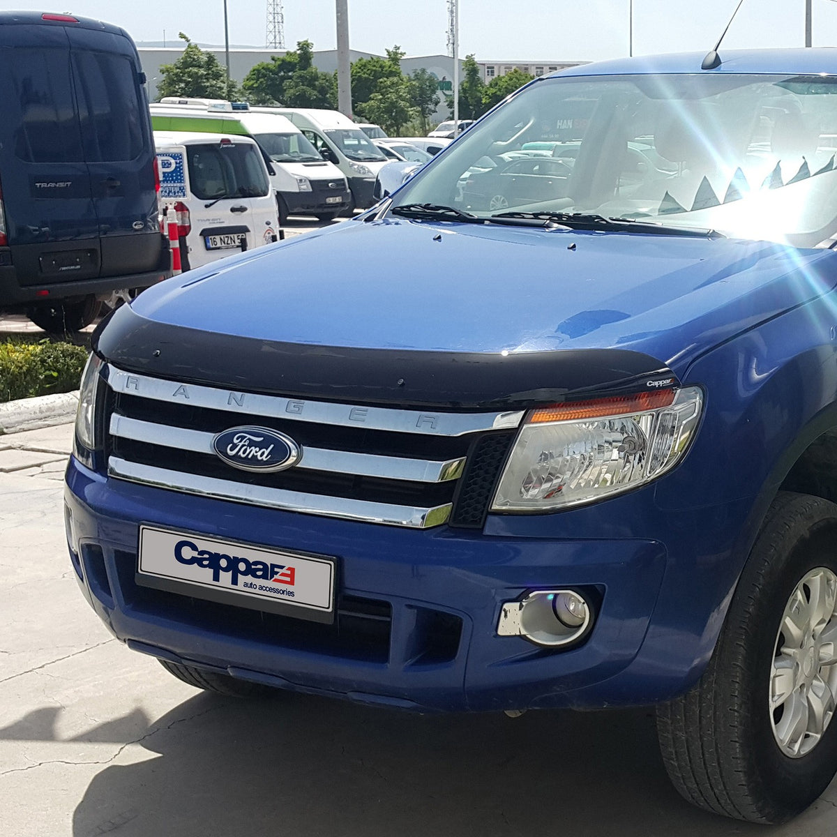 Ford Ranger 2012-2016 ile Uyumlu Kaput Rüzgarlığı