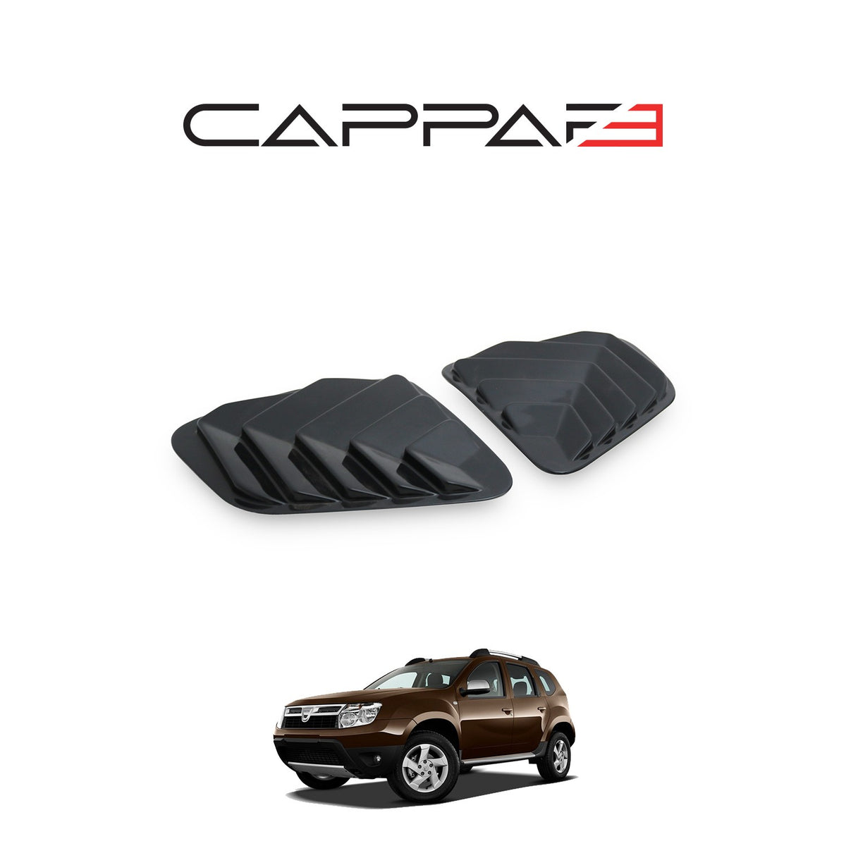 Dacia Duster 1 2010-2017 ile Uyumlu Kelebek Camı 2 Adet