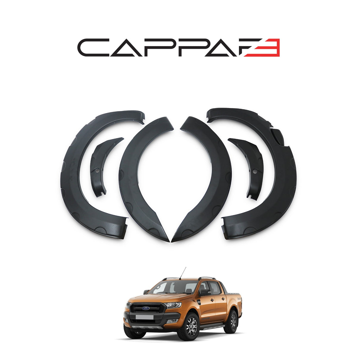 Ford Ranger Wildtruck 2019-2022 çamurluk dodik 7 parçalı set – 3