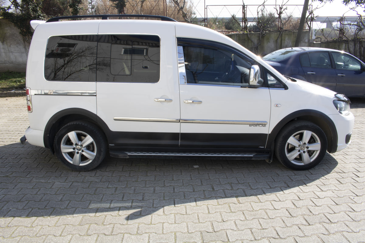 Volkswagen Caddy 3 2010-2015 ile Uyumlu Kapı ve Çamurluk Dodik Seti Kısa Şase Sağ Sürgü 12 Adet