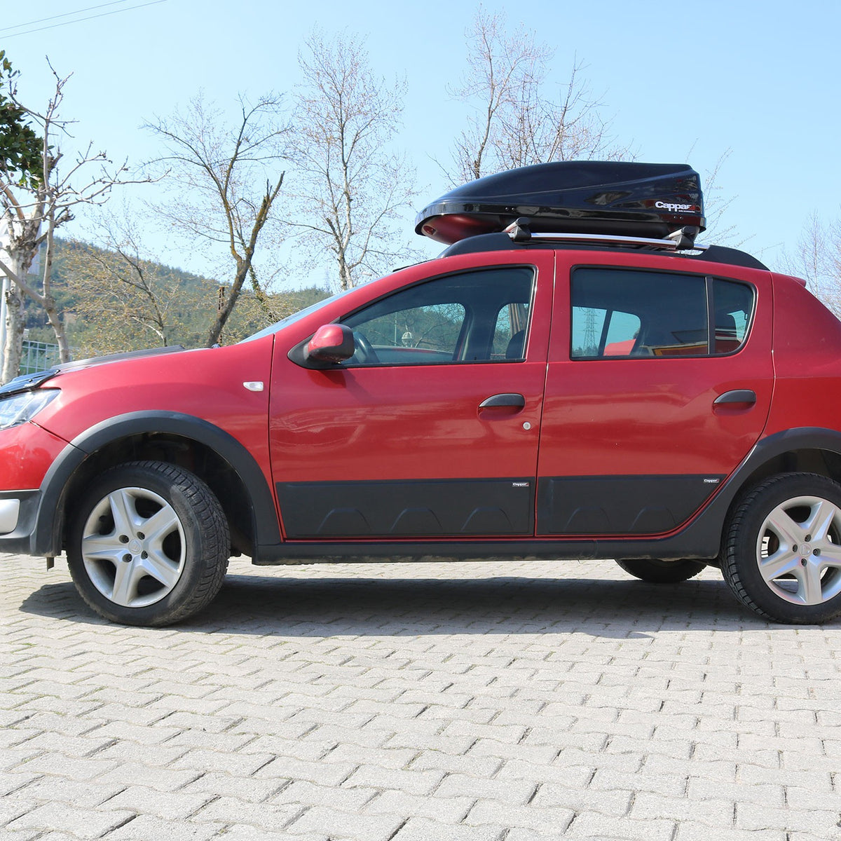 Dacia Sandero 2 2012-2020 ile Uyumlu Kapı Dodik 4 Adet
