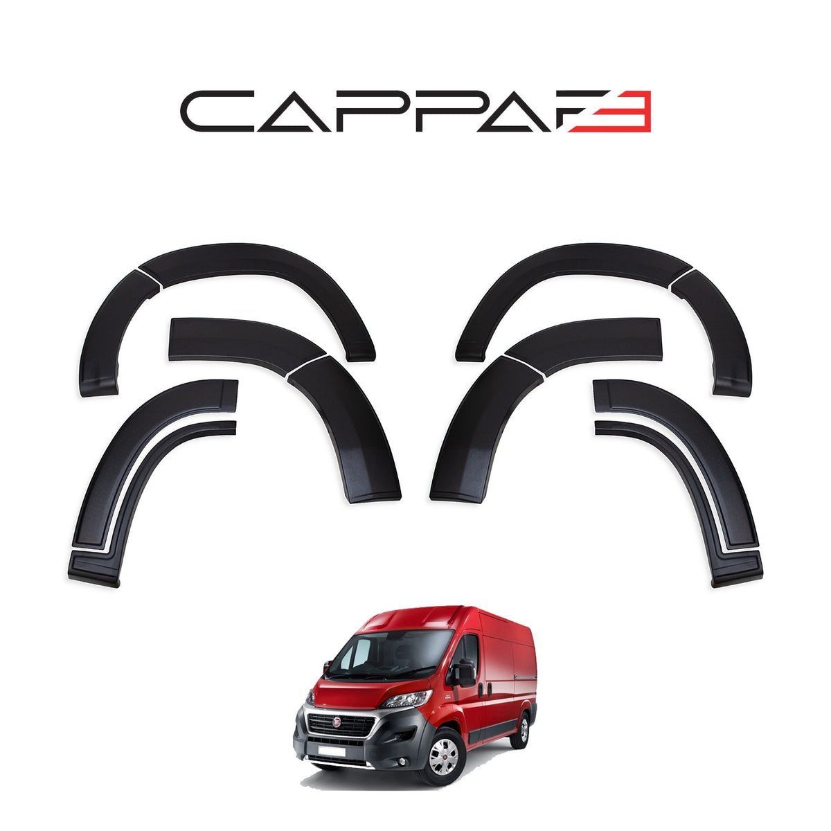 Fiat Ducato 3 2014-2026 ile Uyumlu Kapı ve Çamurluk Dodik Seti 12 Adet